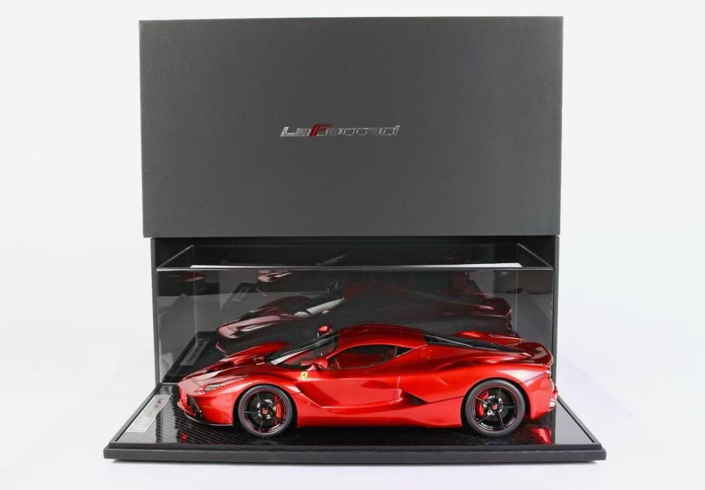 BBR LaFerrari Hamilton's car 1/12 custom Volcano Metallic Red