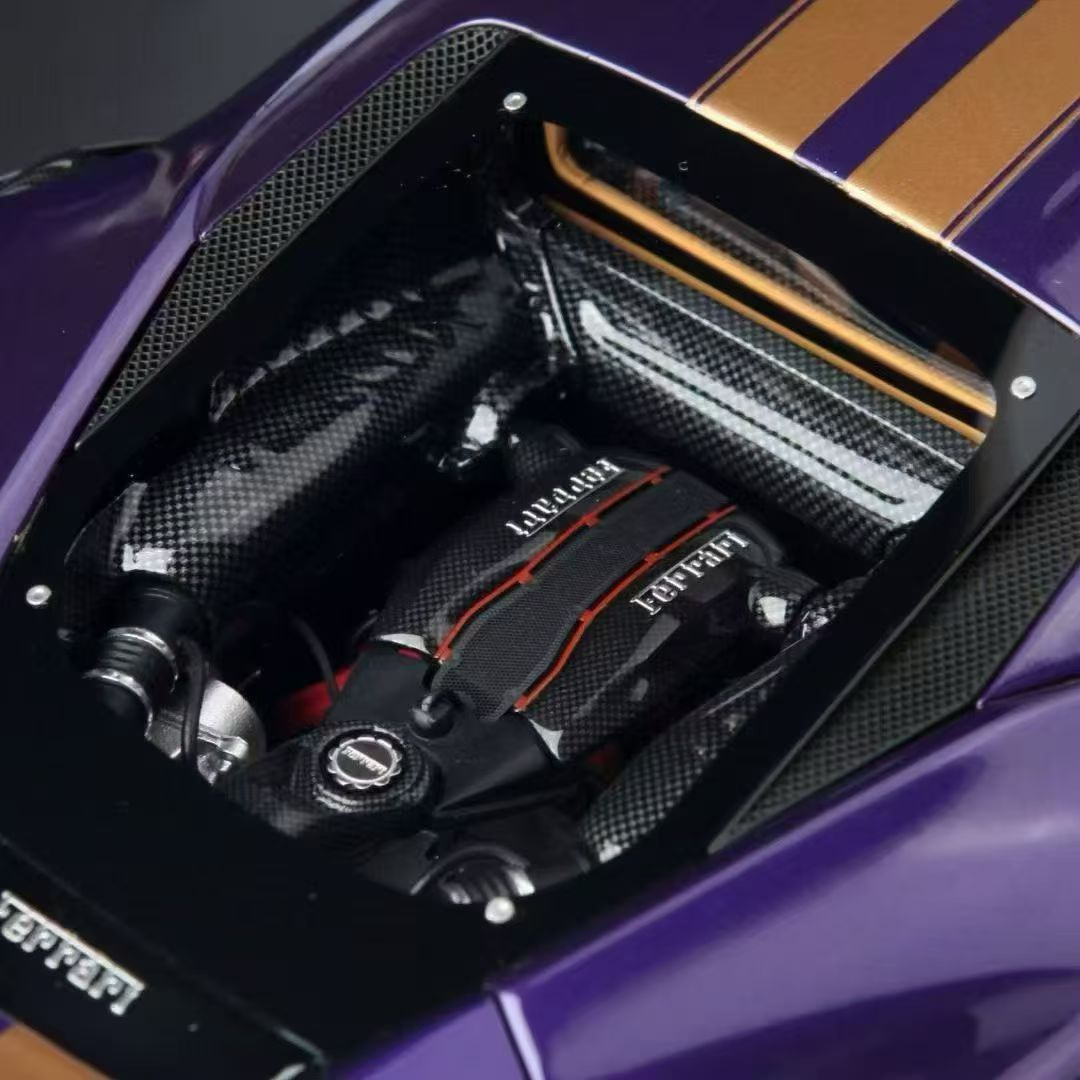 BBR First Pre-Order 1/43 Ferrari 488 Pista Viola ai Humad Metallic Purple