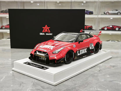 BBA Model 1:18 Scale Nissan GT-R (R35) LB-Silhouette Works GT-RR