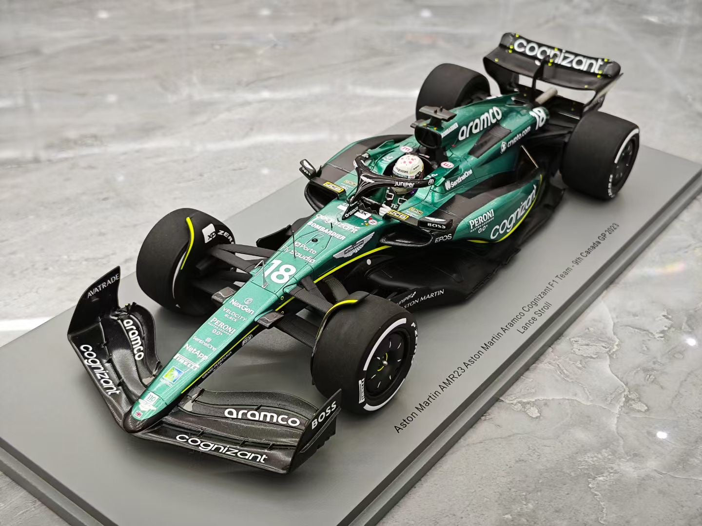 Spark 1/18 2023 Canada Grand Prix AMR23 Stroll F1
