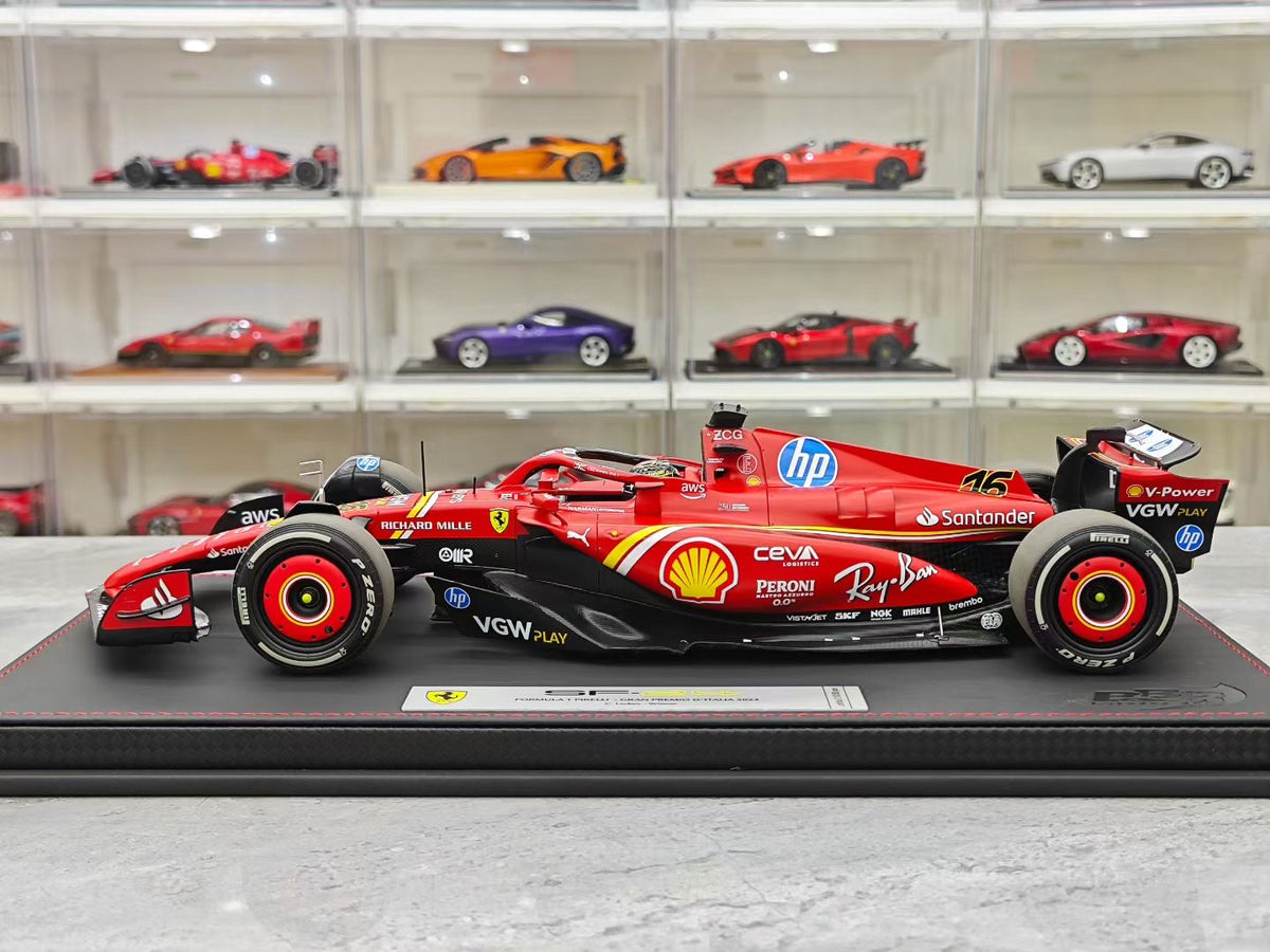 BBR 2024 Monza GP – Ferrari SF24 (Leclerc, Winner) – 1:18 Die-cast
