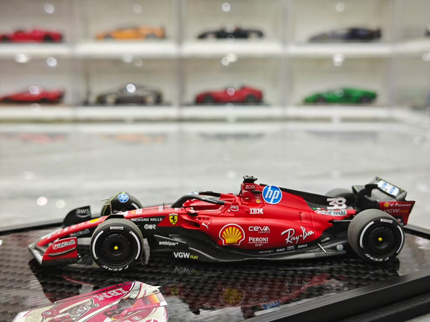 BBR 1/43 2025 Ferrari, Zhou Guanyu, Test Car SF23 Resin Racing F1