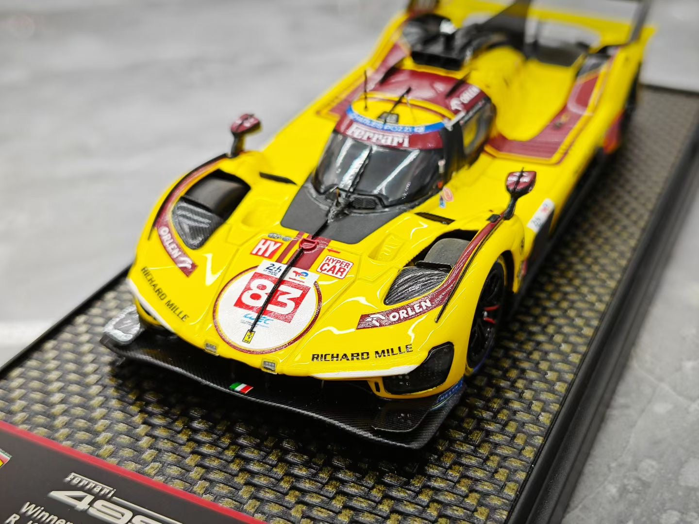 BBR 1/43 2025 Le Mans Winner Ferrari 499 LE #83 Ye Yifei