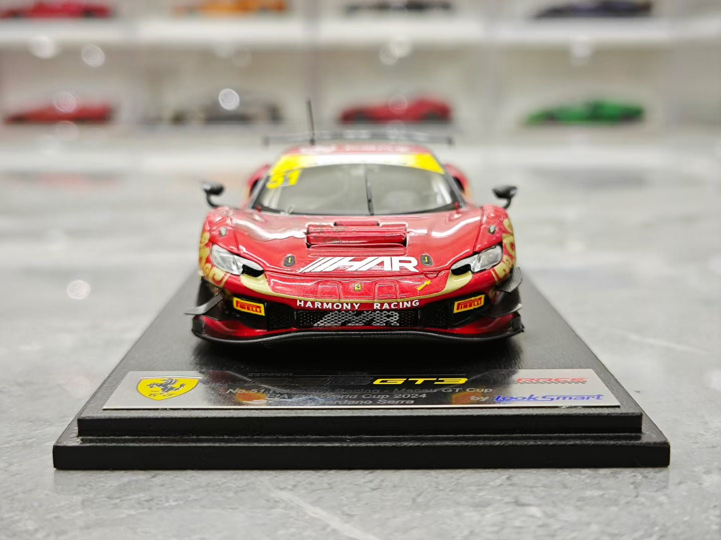 Looksmart 1/43 2024 Macau GT Cup AF Ferrari 296 GT3