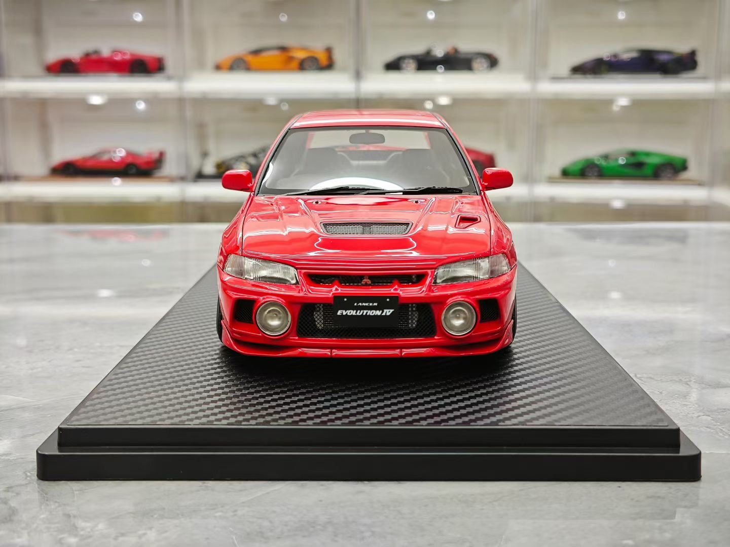 IG 1/18 Mitsubishi Arthur EVO IV 4th Generation Resin