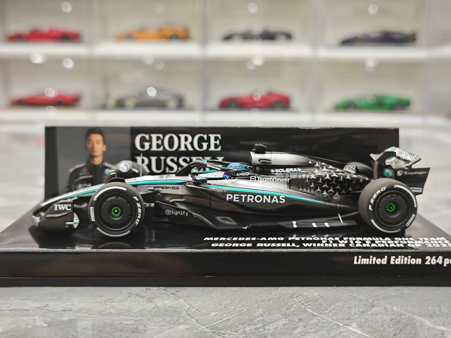 Minichamps 1/43 2025 Canadian Grand Prix W16 Russell Victory F1