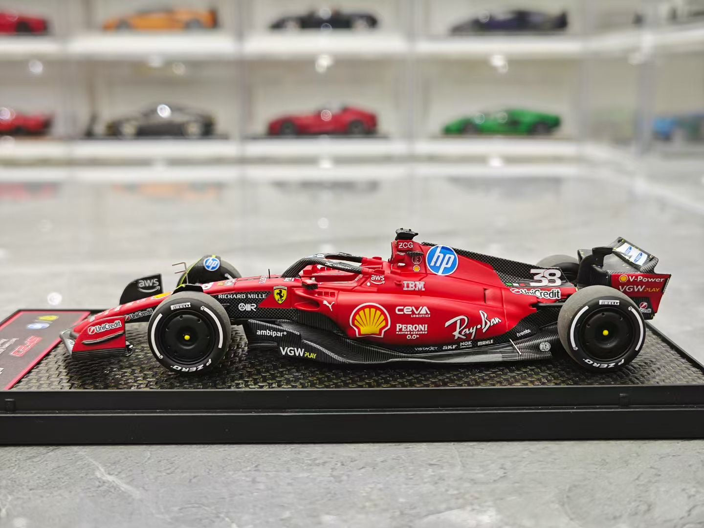BBR 1/43 2025 Ferrari SF23 Zhou Guanyu Test Version F1