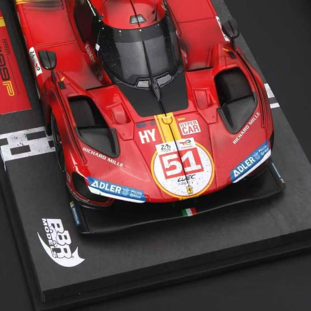 BBR 1/18 Ferrari 499P Centennial Le Mans No. 51 2023 race-winning car Limited edition after the race