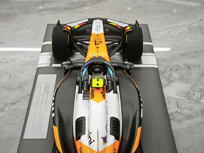 Minichamps 2025 Mexico GP Winner MCL39 Norris F1 1:18