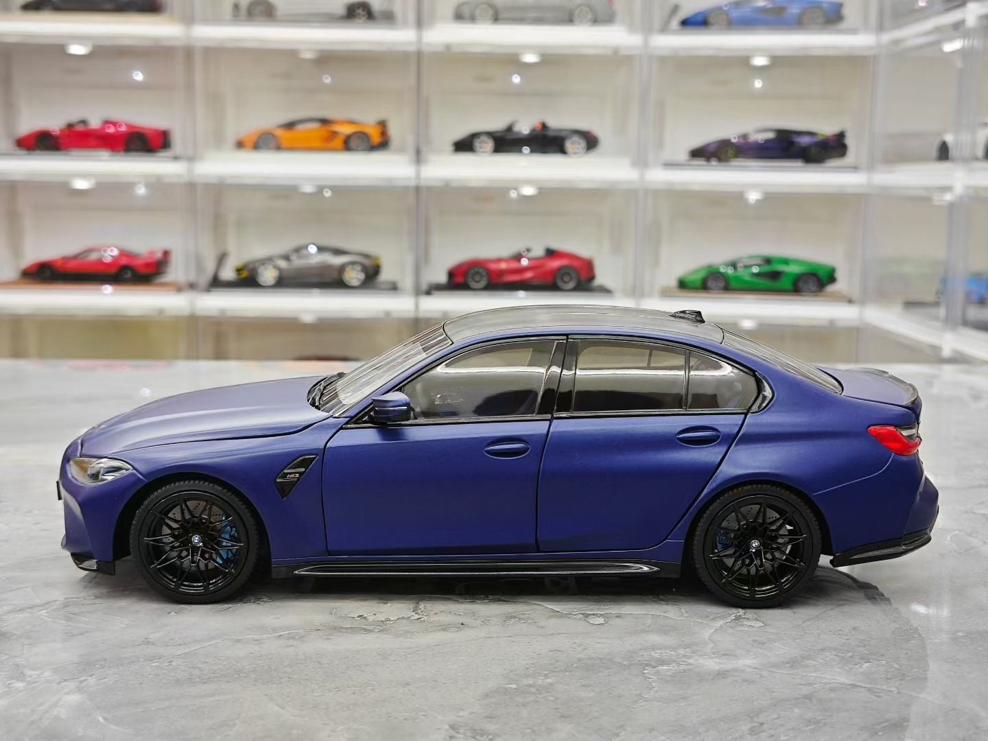 MINICHAMPS  1/18 2024 BMW M3 Alloy Full Open