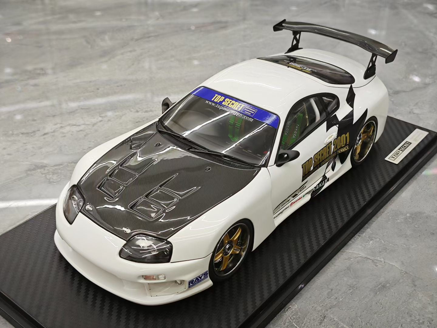 IG 1/18 Toyota Supra A80 TRD 3000GT JDM Resin Model