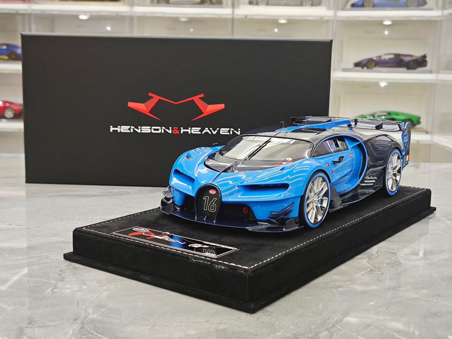 HH Model 1/18 High-End Bugatti Veyron Limited Edition Simulated Resin Car Model