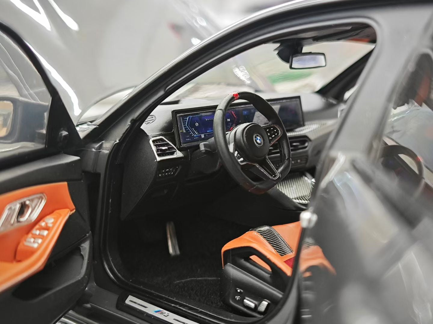 MINICHAMPS  1/18 2024 BMW M3 Alloy Full Open