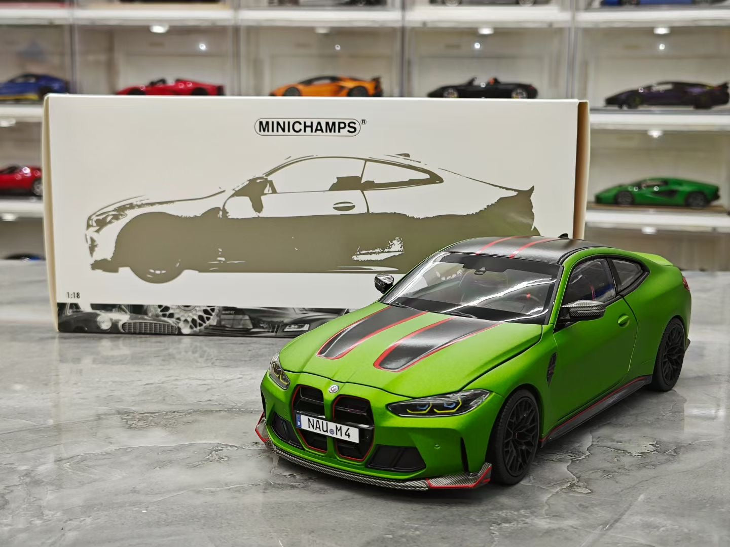 MINICHAMPS  1/18 BMW M4 CSL Alloy