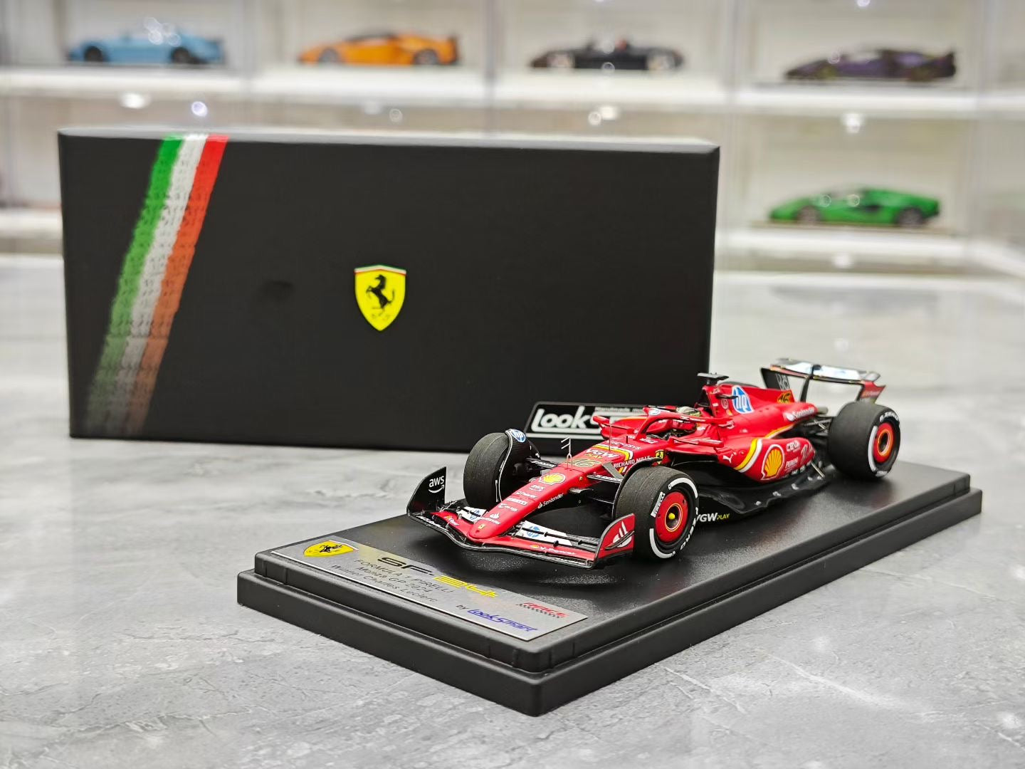 Looksmart 1/43 2024 Monza Grand Prix SF24 Leclerc Victory