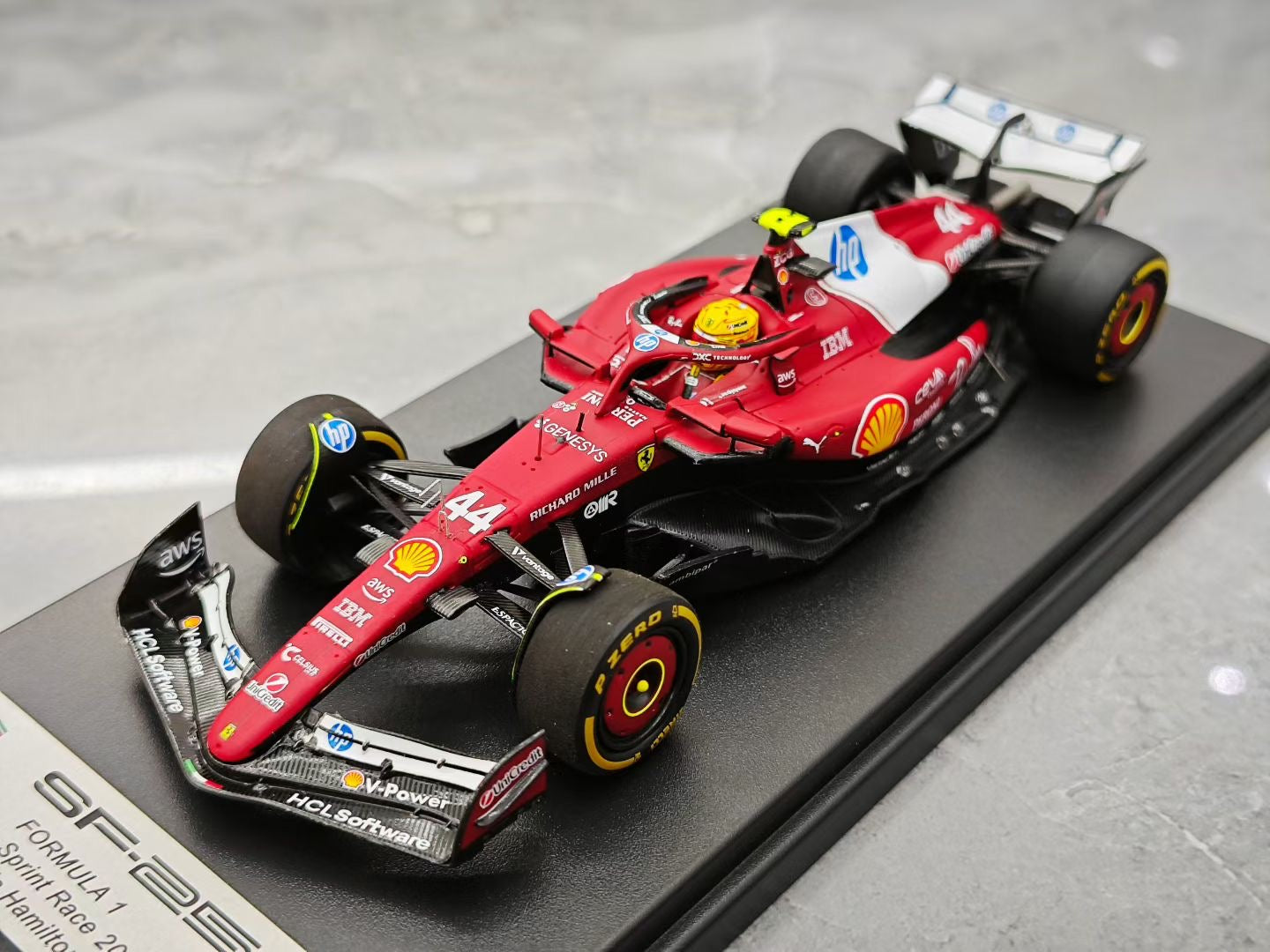 Looksmart 1/43 2025 Chinese Grand Prix Ferrari SF25 Hamilton F1