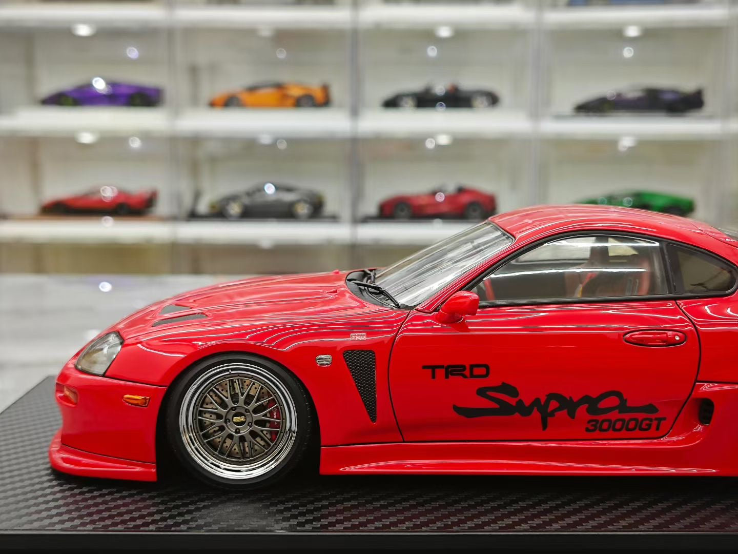 IG 1/18 Toyota Supra A80 TRD 3000GT JDM Resin Model