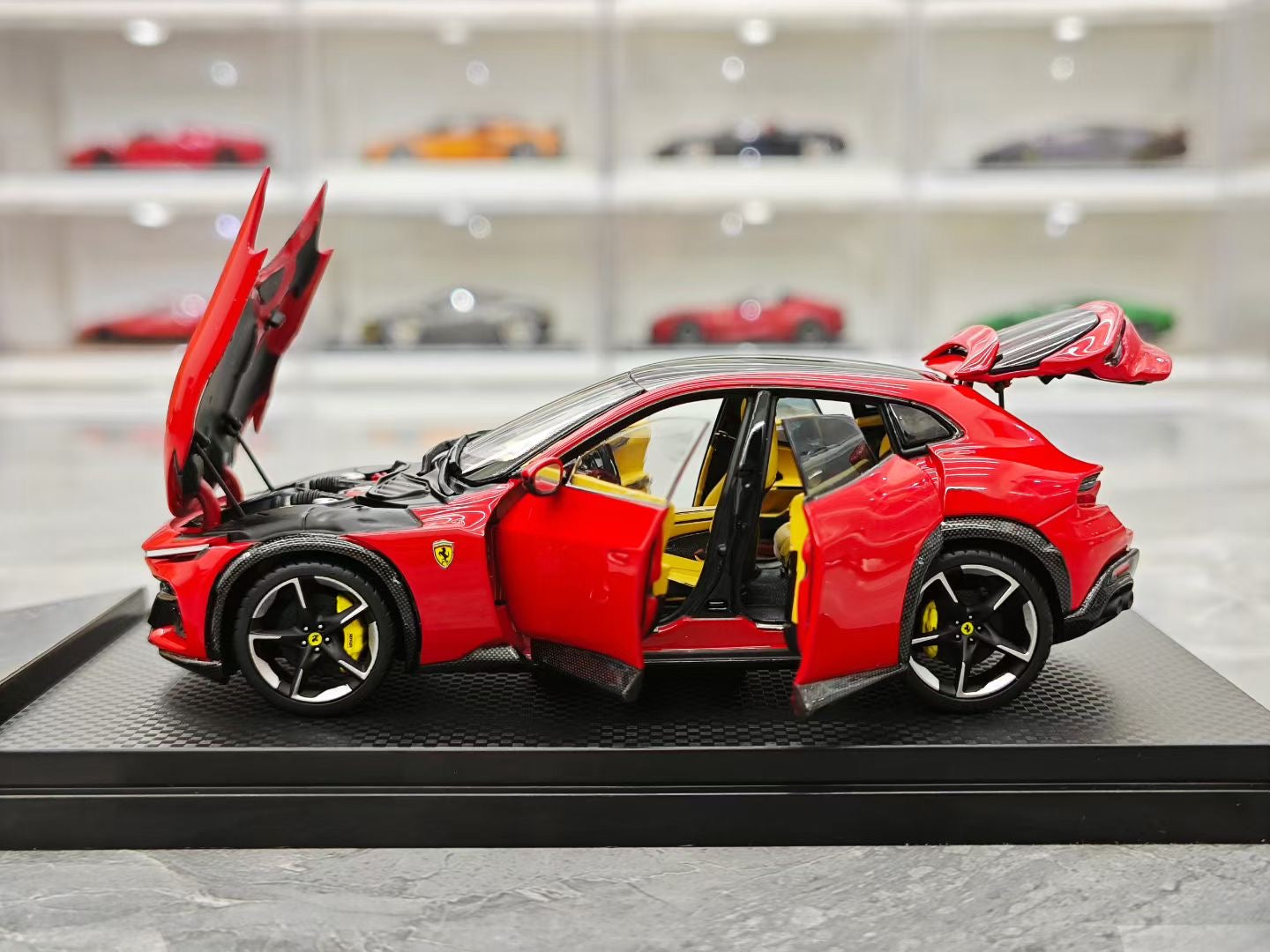 BBR 1/43 Ferrari Purosangue FUV with panoramic sunroof, diecast model.