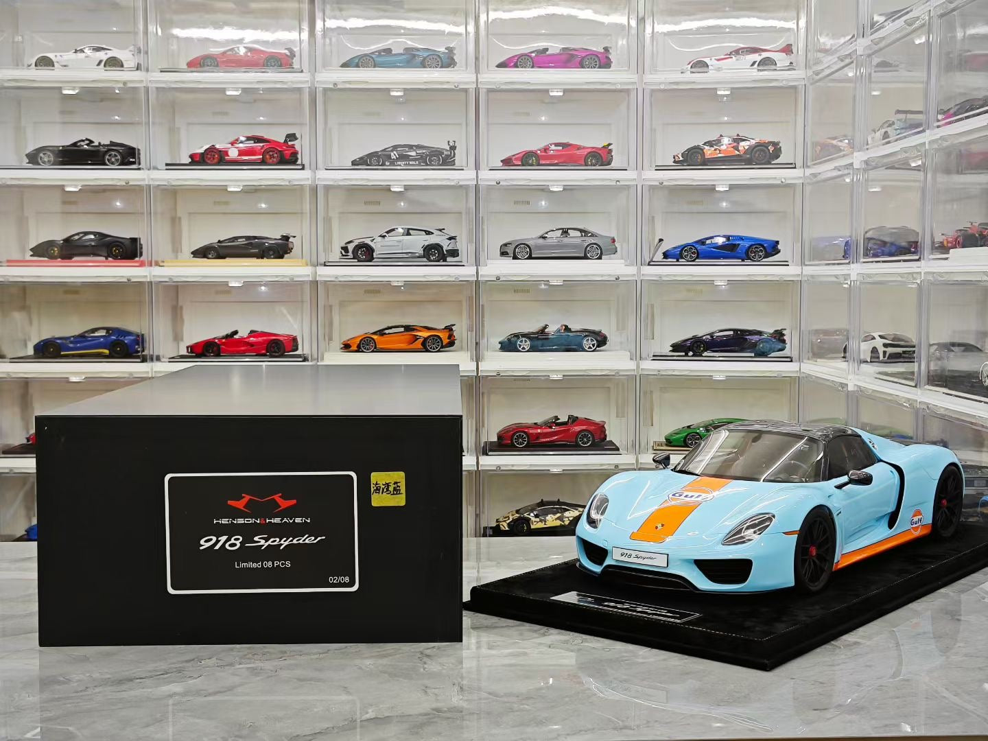 HH Model 1/8 Porsche 918 Spyder Resin