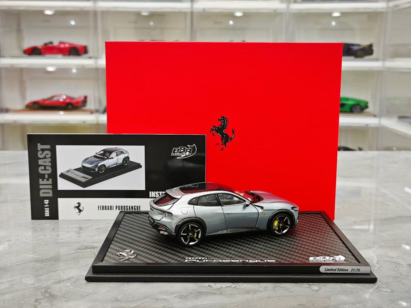 BBR 1/43 Ferrari Purosangue with panoramic sunroof