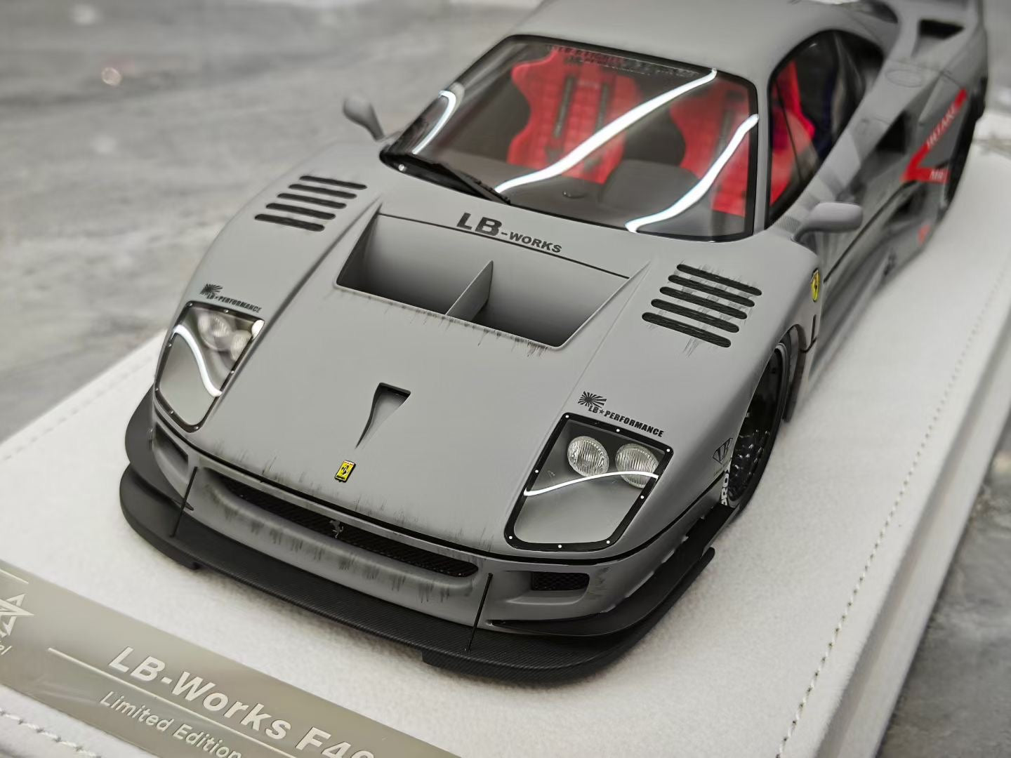 BBA Model 1/18 F40 LB widebody modification