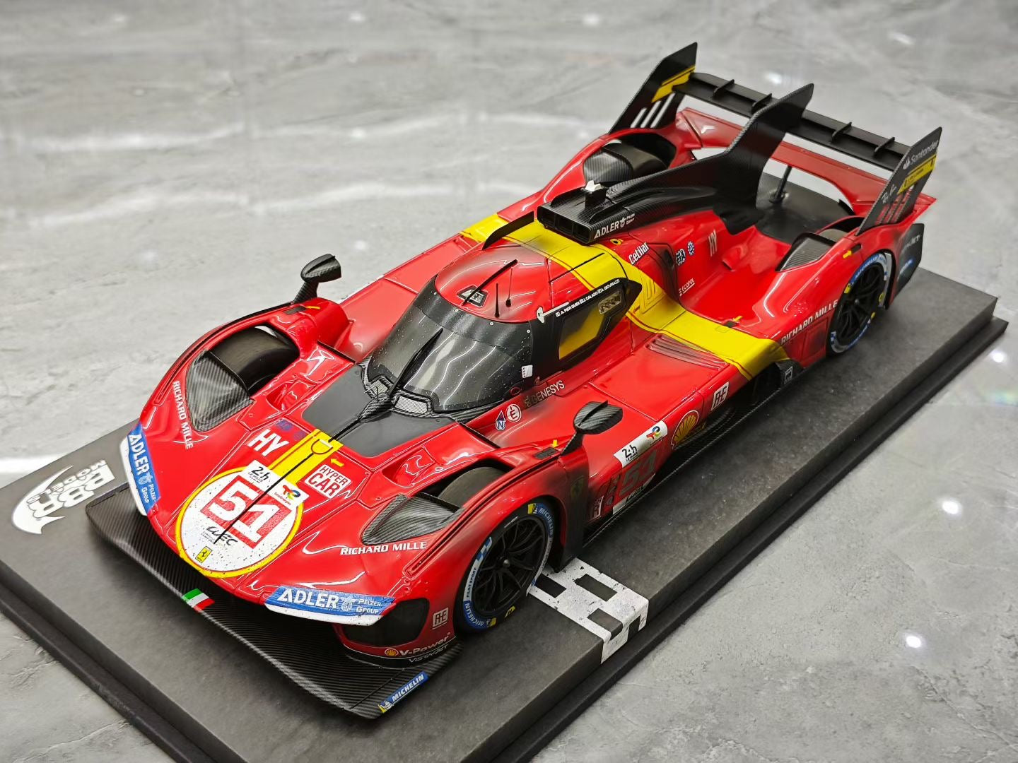 BBR 1/18 2023 Centennial Le Mans Ferrari 499P Victory