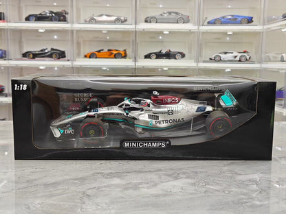 Minichamps 1:18 2022 Spanish Grand Prix W13 – Russell (F1 Diecast)