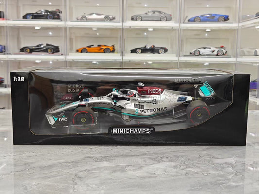 Minichamps 1:18 2022 Spanish Grand Prix W13 – Russell (F1 Diecast)