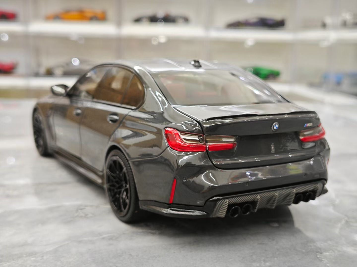 MINICHAMPS  1/18 2024 BMW M3 Alloy Full Open