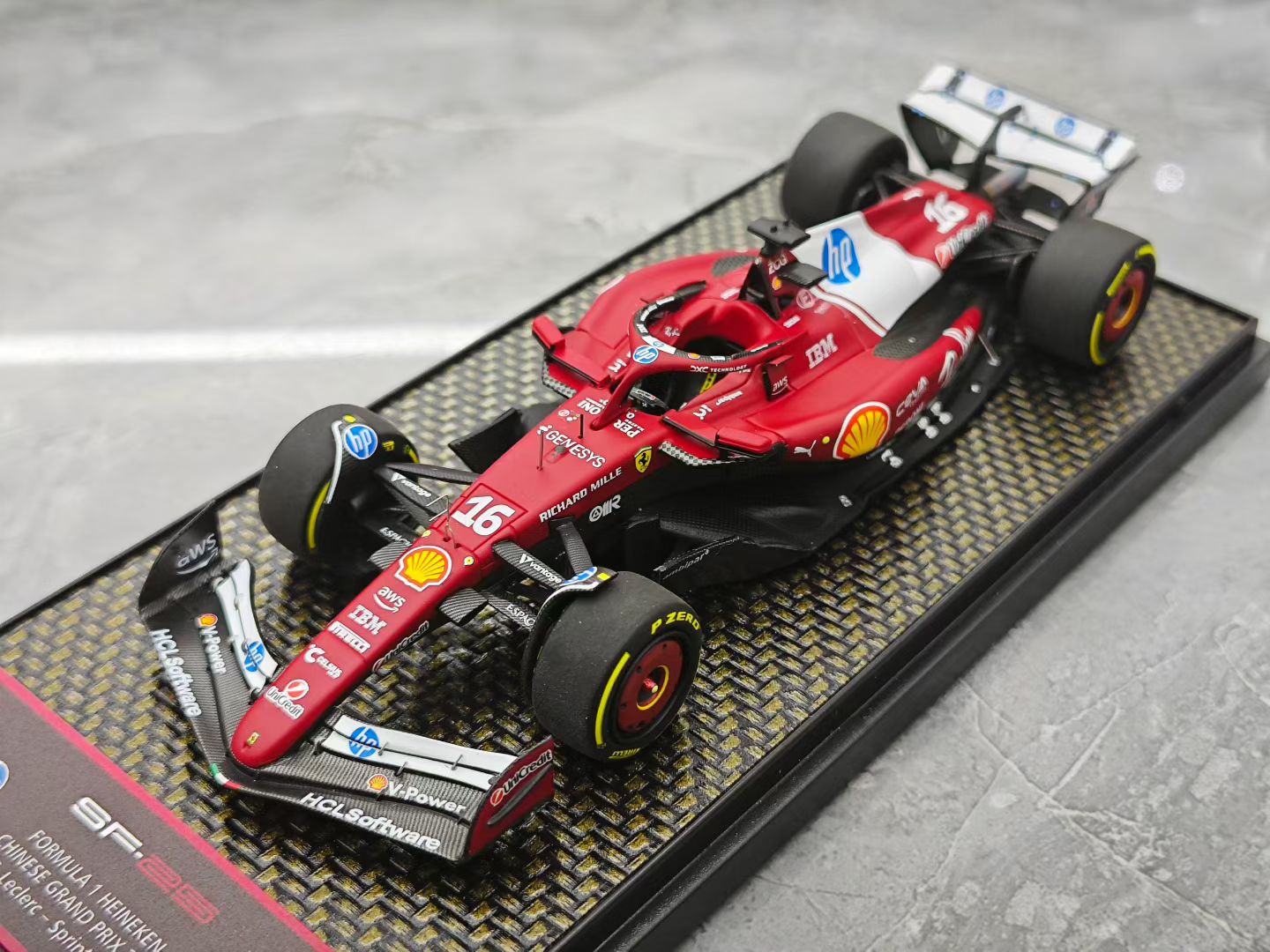 BBR 1/43 2025 China Grand Prix SF25 Leclerc F1 Model
