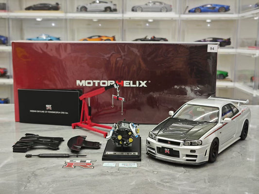MOTORHELIX 1/18 Nissan GTR R34 Skyline