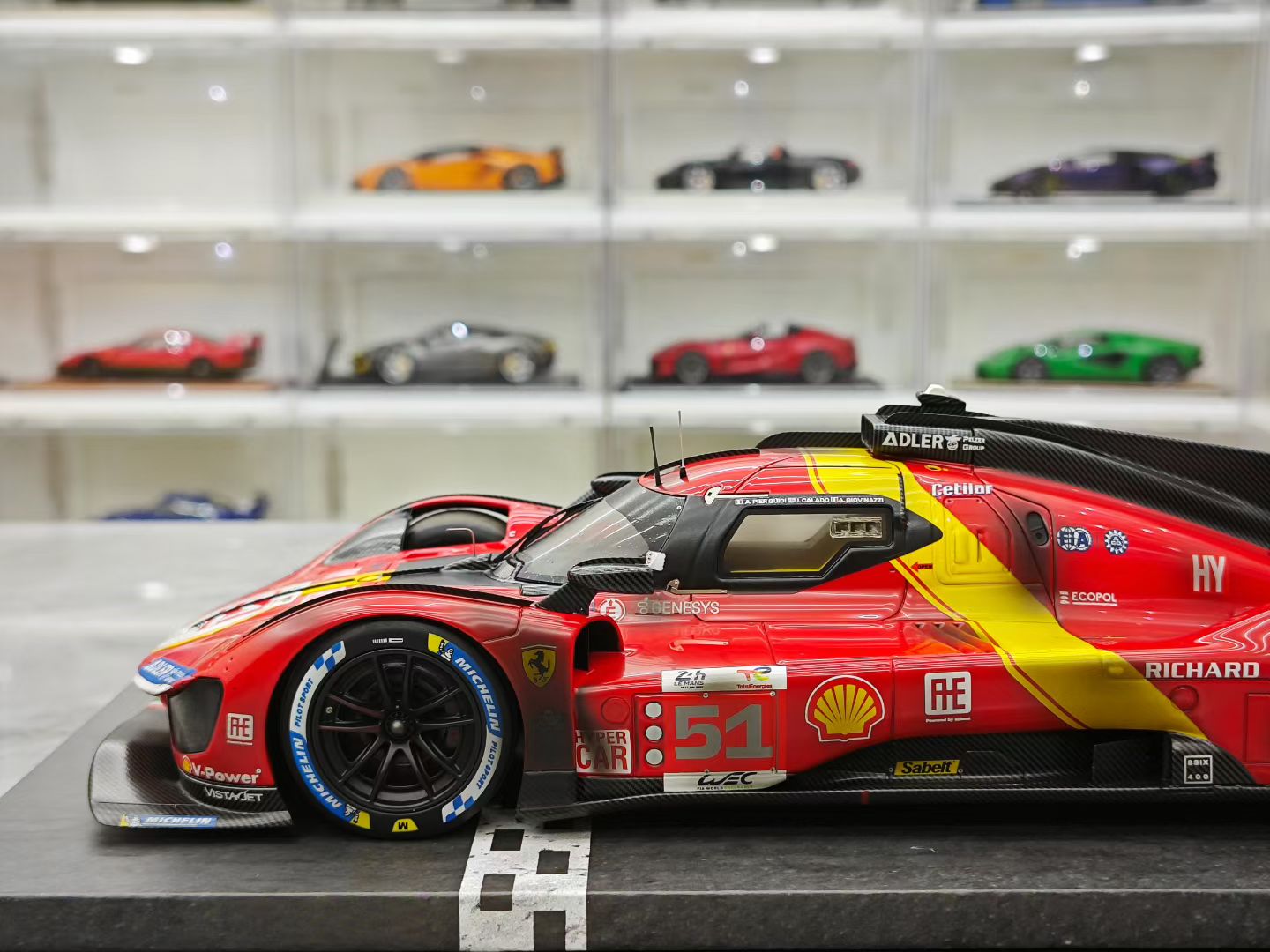 BBR 1/18 2023 Centennial Le Mans Ferrari 499P Victory