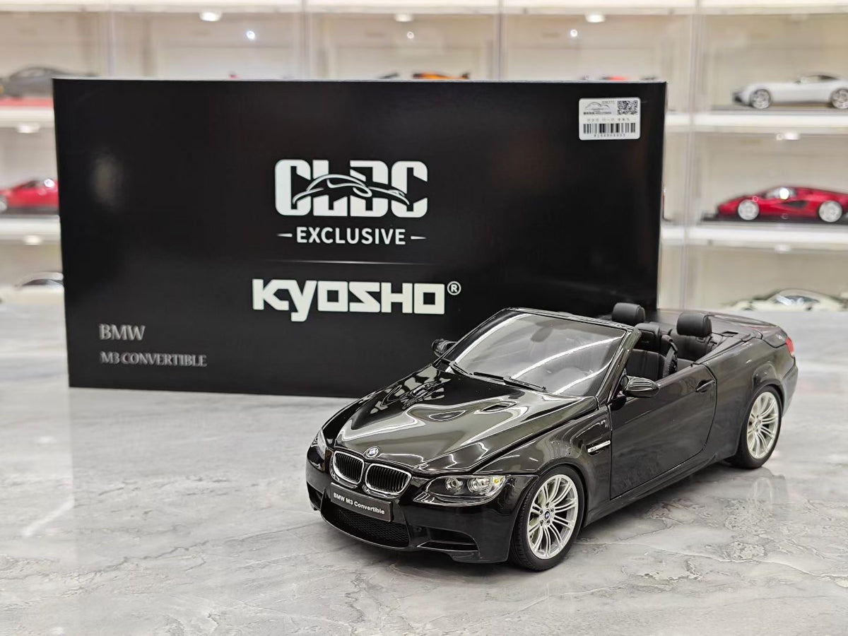 Kyosho BMW M3 Convertible, 1:18 scale die-cast model with fully opening parts