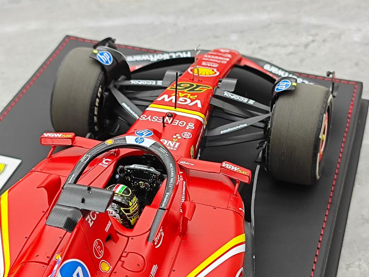 BBR 2024 Monza GP – Ferrari SF24 (Leclerc, Winner) – 1:18 Die-cast