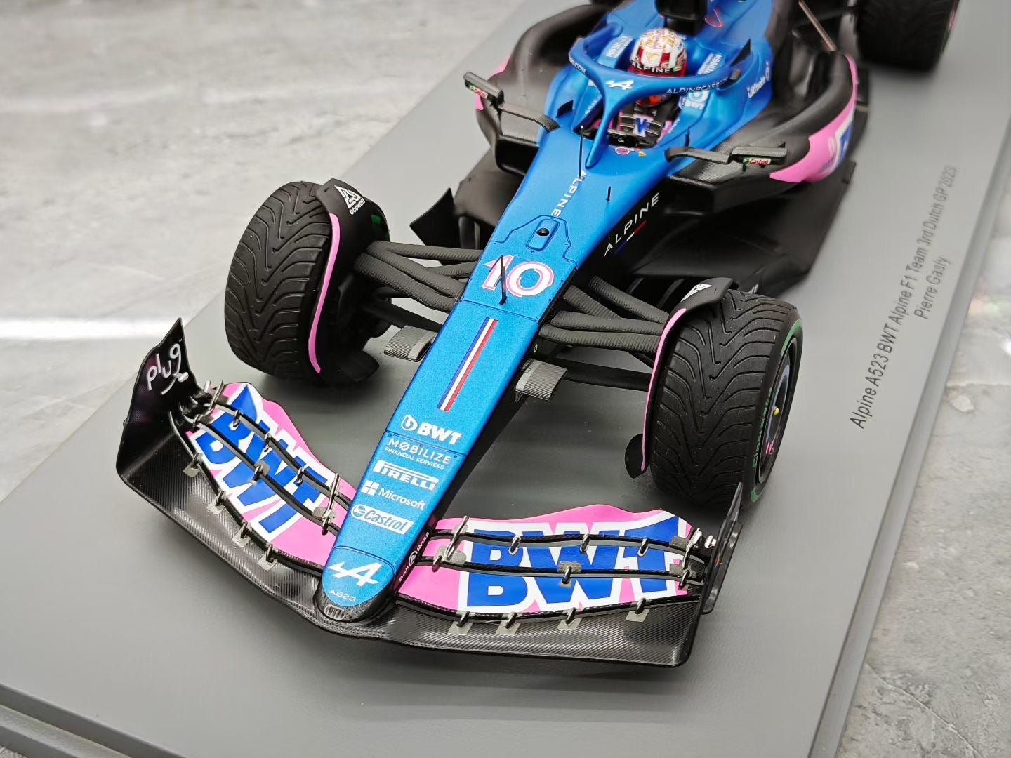 Spark 1/18 2023 Dutch Grand Prix Alpine BWT A523 Gasly F1