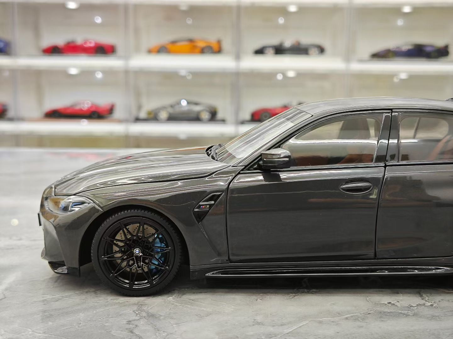 MINICHAMPS  1/18 2024 BMW M3 Alloy Full Open