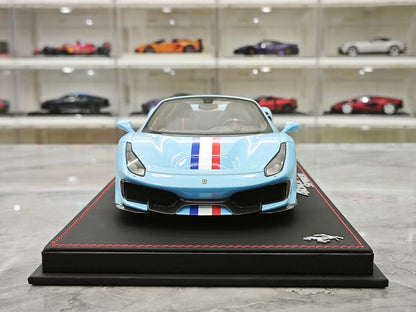 BBR Ferrari 488 Pista Spider (Convertible) – 1:18 scale resin model –