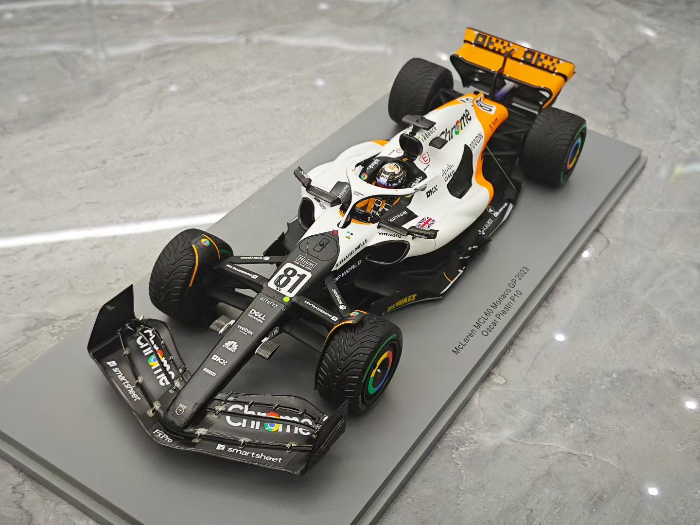 Spark 1/18 2023 Monaco Grand Prix MCL60 Piastri F1