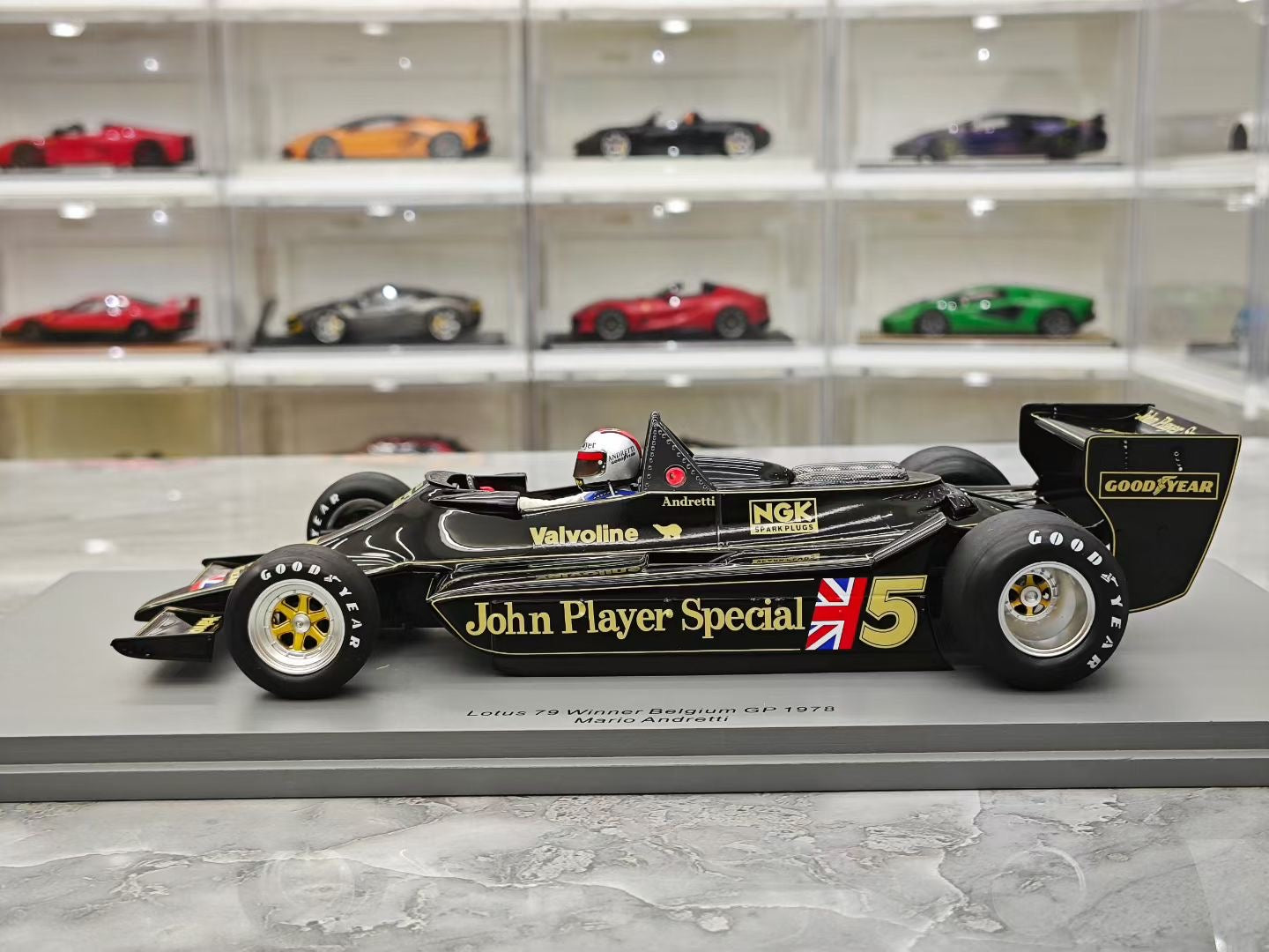 Spark 1/18 1978 Belgian Grand Prix, Lotus Victory 5 car