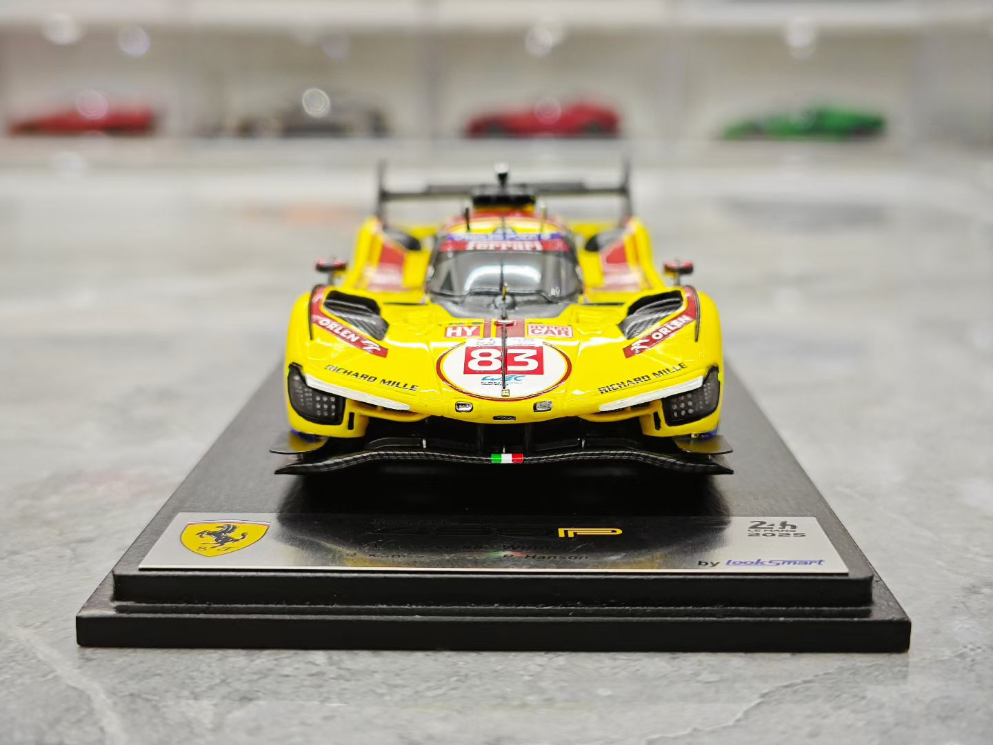 Looksmart 1/43 2025 Le Mans Victory Ferrari 499P Ye Yifei