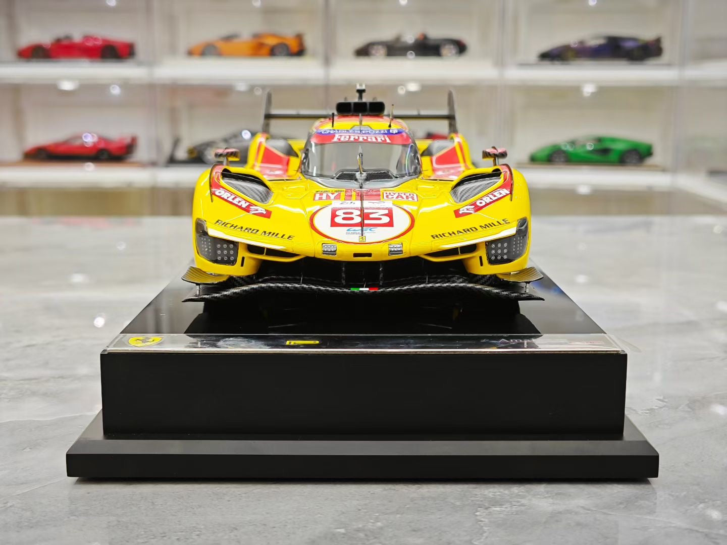 Amalgam 1/18 2025 Le Mans Ferrari 499 #83 Ye Yifei Racing Car