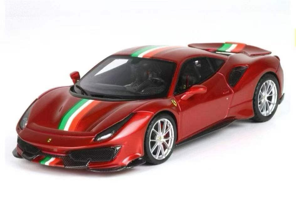 BBR First Pre-Order 1/43 Ferrari 488 Pista RED F1 2007 Metallic Red