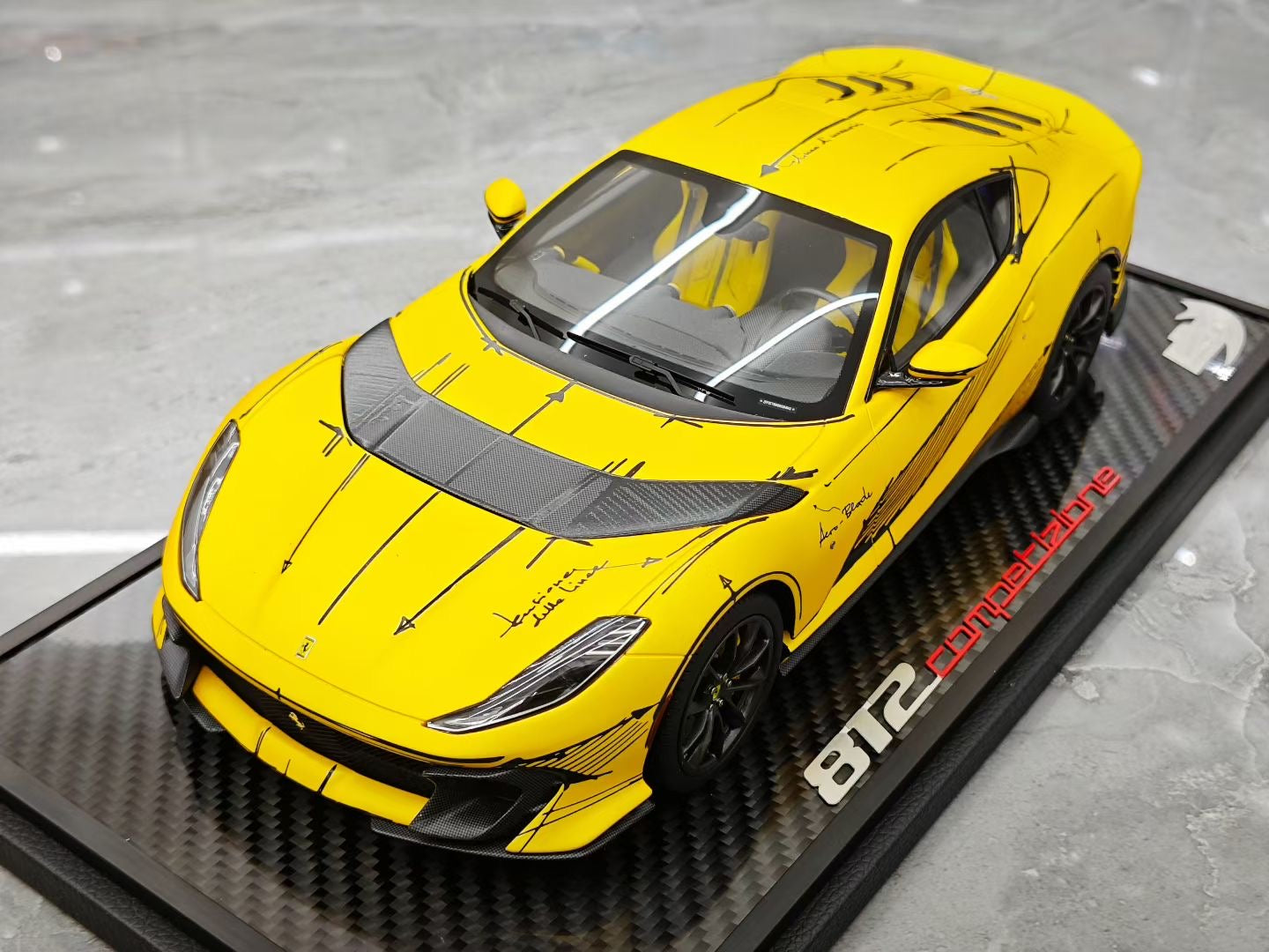 BBR 1/18 Ferrari 812 Competizione Sketch