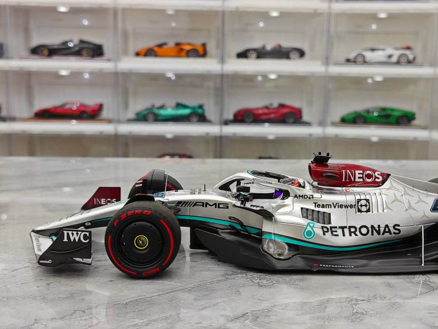 Minichamps 1:18 2022 Spanish Grand Prix W13 – Russell (F1 Diecast)