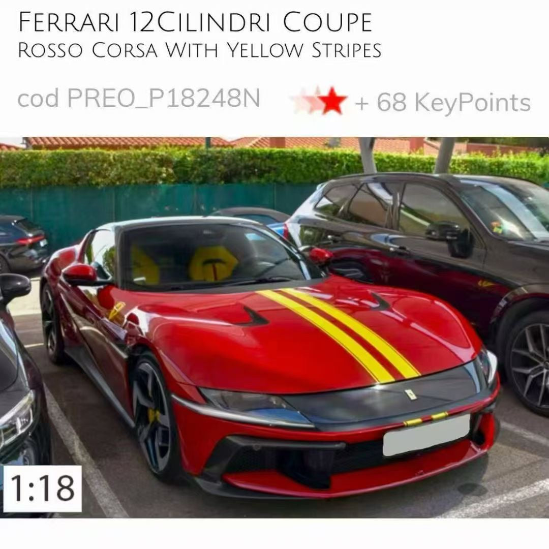 🇮🇹BBR🇨🇳 First Pre-order: Ferrari 12 Cilindri Coupe P18248 (Plain Art Version)