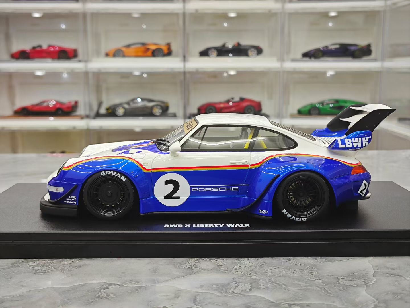 GT Spirit 1/18 2023 Porsche 911 RWB X LIBERTY