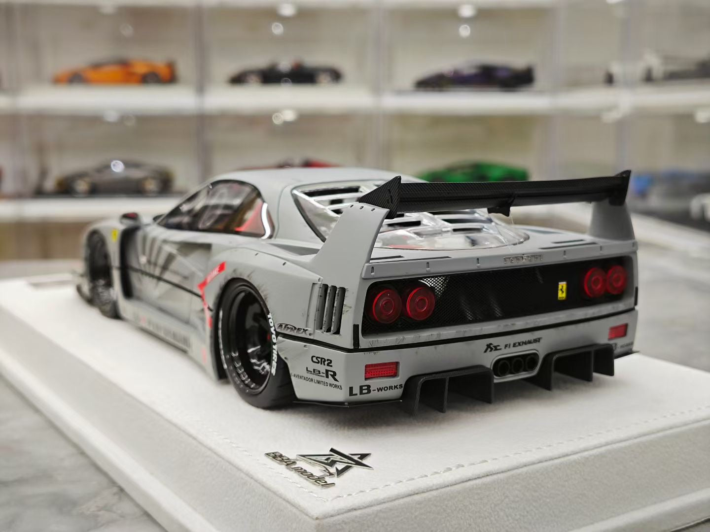 BBA Model 1/18 F40 LB widebody modification