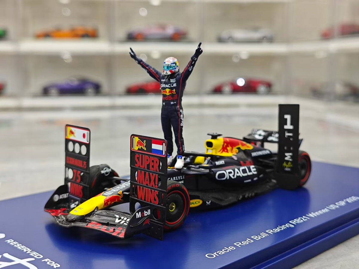SPARK 1:43 Scale – 2025 US GP Winner – Red Bull RB21 (Verstappen)