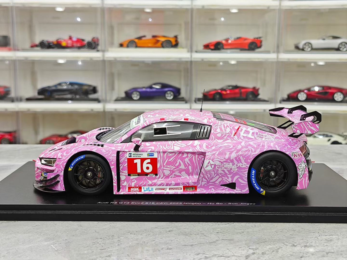 Spark 2023 China Endurance Race – Audi R8 GT3 EVO2 #16 (1:18 Resin Model)
