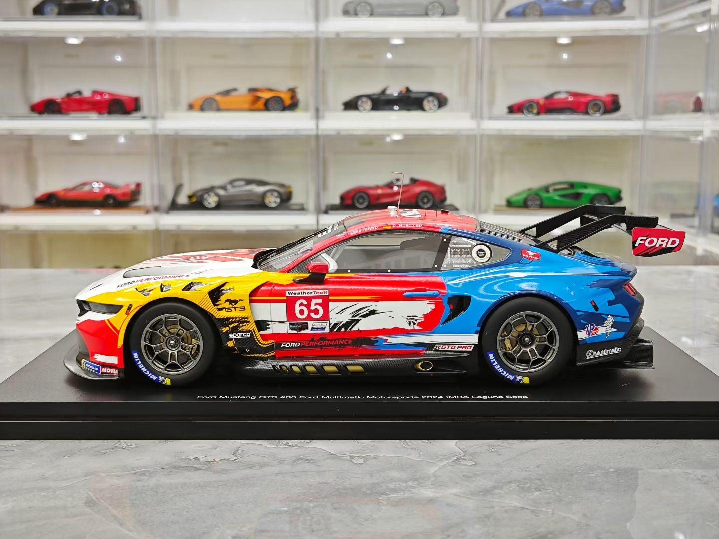 Topspeed 1/18 2024 Le Mans Ford Mustang GT3 Resin Model